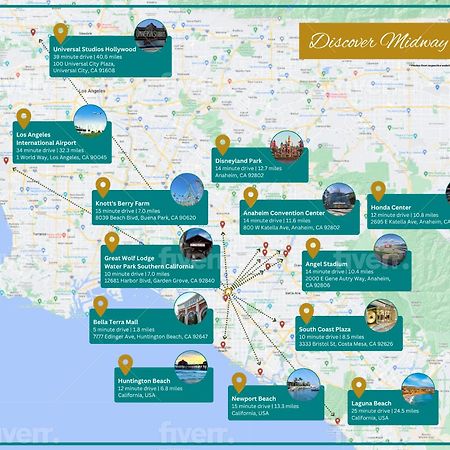 3Br Disney Vila Unit W Parking & Ev - Close To Beaches Midway City Экстерьер фото